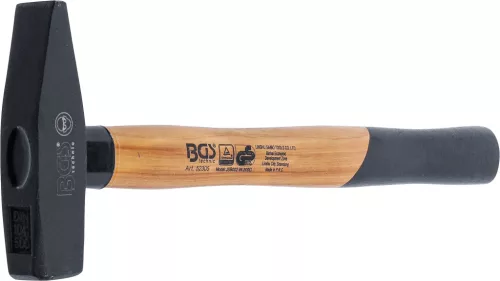 BGS technic Lakatos kalapács 500 g, Hickory nyéllel, DIN 1044 (BGS 52305)