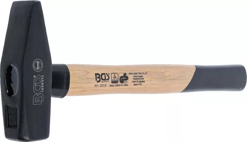 BGS technic Lakatos kalapács 1000 g, Hickory nyéllel, DIN 1046 (BGS 52310)
