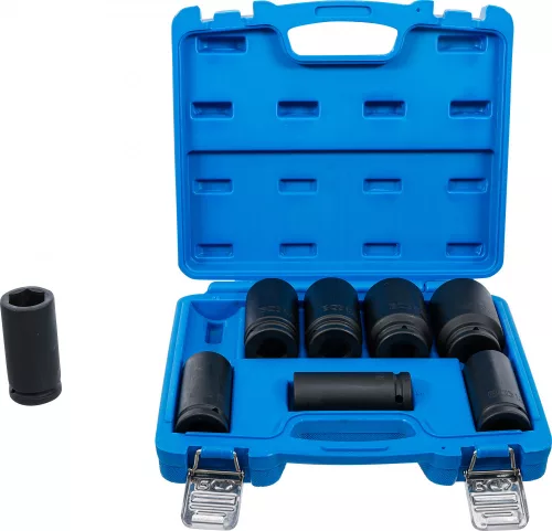 BGS technic 8 részes 3/4" levegős hosszított dugókulcs készlet, 22-38 mm (BGS 5241)