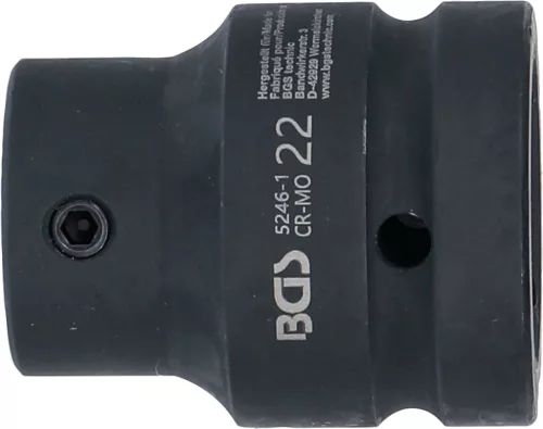 BGS technic 1"-es légkulcsos adapter 22mm-es bitekhez a BGS 5246 bitkészletből (BGS 5246-1)