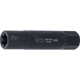  BGS technic E-Torx dugókulcs, E20, 100mm hosszú, 22mm-es hatszög befogás (BGS 5246-E20)