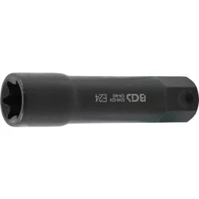   BGS technic E-Torx dugókulcs, E24, 100mm hosszú, 22mm-es hatszög befogás (BGS 5246-E24)