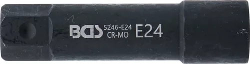 BGS technic E-Torx dugókulcs, E24, 100mm hosszú, 22mm-es hatszög befogás (BGS 5246-E24)