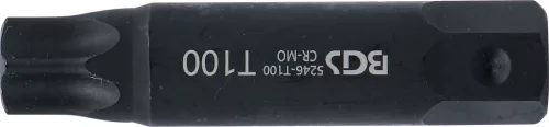 BGS technic Torx bit (nem fúrt), T100, 100mm hosszú, 22mm-es hatszög befogás (BGS 5246-T100)