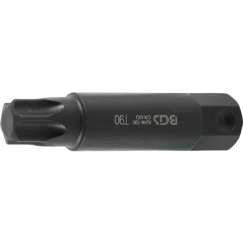   BGS technic Torx bit (nem fúrt), T90, 100mm hosszú, 22mm-es hatszög befogás (BGS 5246-T90)