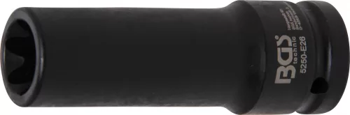 BGS technic 3/4" E-Torx dugókulcs, E26 x 110mm, légkulcshoz (BGS 5250-E26)