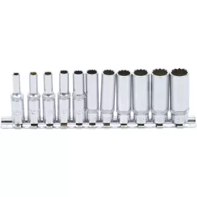   BGS technic Dugókulcs készlet 1/4" 11 részes hosszított 12 pontos (BGS 5251)