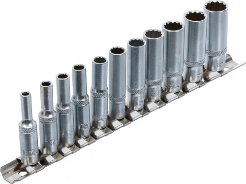 BGS technic Dugókulcs készlet 1/4" 11 részes hosszított 12 pontos (BGS 5251)