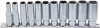 BGS technic Dugókulcs készlet 3/8" 11 részes hosszított 12 pontos (BGS 5252)