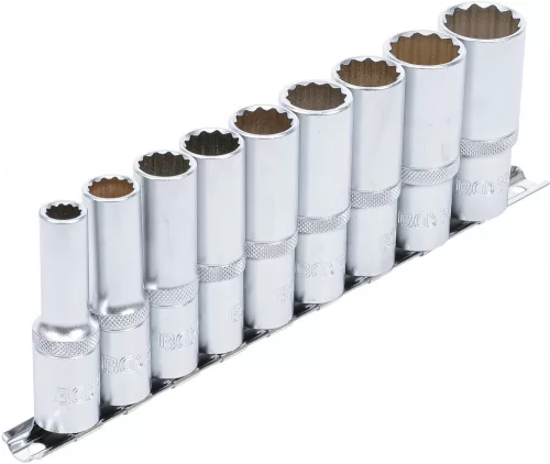 BGS technic Dugókulcs készlet 1/2" 8 részes hosszított 12 pontos (BGS 5253)