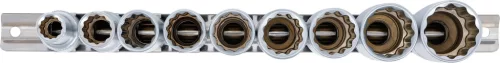 BGS technic Dugókulcs készlet 1/2" 8 részes hosszított 12 pontos (BGS 5253)