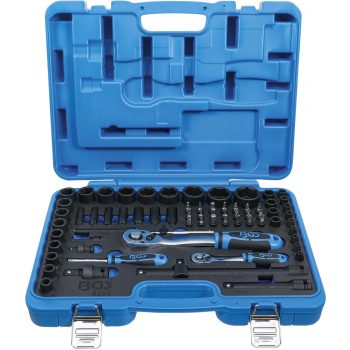   BGS technic Dugókulcs készlet levegős 1/4" + 1/2" 69 részes (BGS 5255)