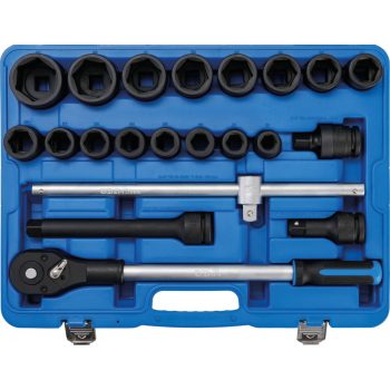   BGS technic 21 részes levegős dugókulcs készlet 3/4" (BGS 5258)