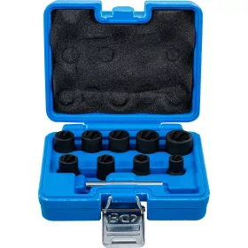   BGS technic 10 részes speciális csavarkiszedő készlet , 10-19mm, 3/8" (BGS 5265)