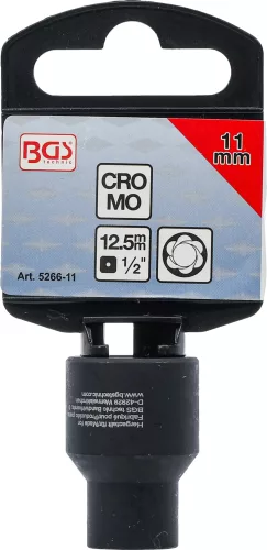 BGS technic Speciális csavarkiszedő dugófej, 11mm (BGS 5266-11)