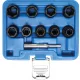 BGS technic 10 részes speciális csavarkiszedő készlet , 10-19mm, 1/2" (BGS 5266)