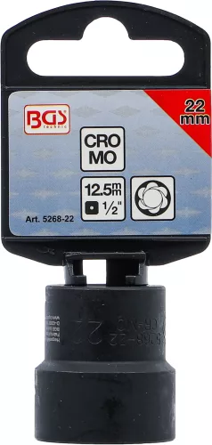 BGS technic 1/2" Speciális csavarkiszedő dugófej, 22mm (BGS 5268-22)