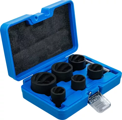 BGS technic 6 részes speciális csavarkiszedő készlet , 22-41mm, 1/2"+3/4" (BGS 5268)
