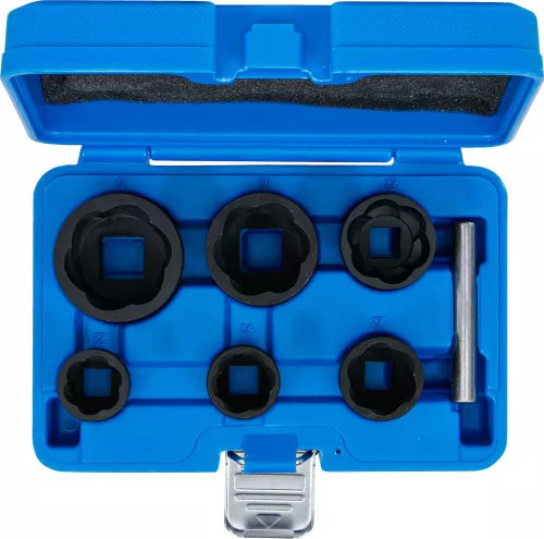 BGS technic 6 részes speciális csavarkiszedő készlet , 22-41mm, 1/2"+3/4" (BGS 5268)