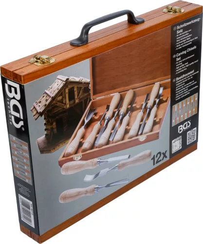 BGS technic 12 részes favéső készlet (BGS 52712)