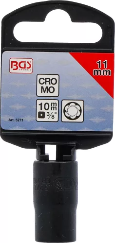 BGS technic 3/8" Speciális csavarkiszedő dugófej, 11mm (BGS 5271)