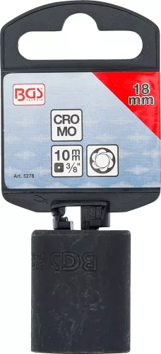 BGS technic 3/8" Speciális csavarkiszedő dugófej, 18mm (BGS 5278)