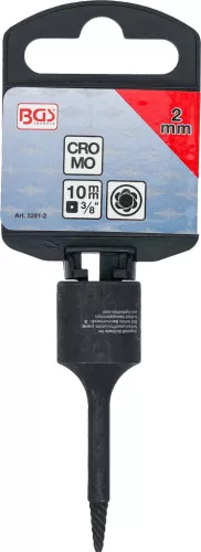 BGS technic 3/8" Speciális csavarkiszedő dugófej, 2 mm (BGS 5281-2)