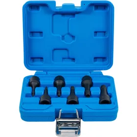   BGS technic 6 részes elnyalt csavar kitekerő készlet , 2-10mm, 3/8" (BGS 5281)