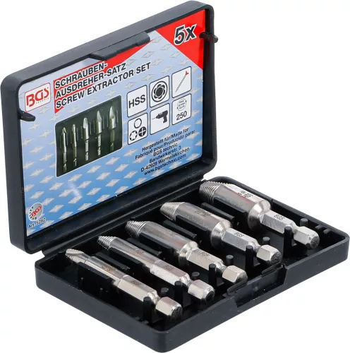 BGS technic 5 részes csavar kiszedő készlet (BGS 5282)