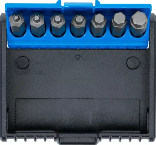 BGS technic 7 részes tört csavar kiszedő készlet Imbusz csavarokhoz, 1.5-6 mm (BGS 5289)