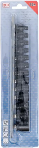 BGS technic Levegős dugókulcskészlet hatszögletű | 6,3 mm (1/4") | 4 - 14 mm | 13 darabos (5296)