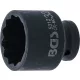 BGS technic Levegős dugókulcs tizenkétszögletű | 12,5 mm (1/2") | 32 mm (5312)