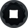 BGS technic Levegős dugókulcs tizenkétszögletű | 12,5 mm (1/2") | 32 mm (5312)
