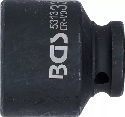 BGS technic Levegős dugókulcs tizenkétszögletű | 12,5 mm (1/2") | 33 mm (5313)