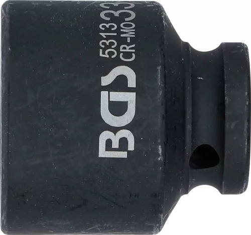 BGS technic Levegős dugókulcs tizenkétszögletű | 12,5 mm (1/2") | 33 mm (5313)