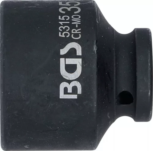 BGS technic Levegős dugókulcs tizenkétszögletű | 12,5 mm (1/2") | 35 mm (5315)