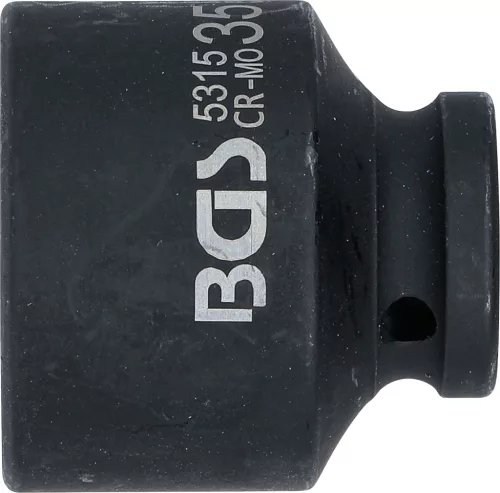 BGS technic Levegős dugókulcs tizenkétszögletű | 12,5 mm (1/2") | 35 mm (5315)