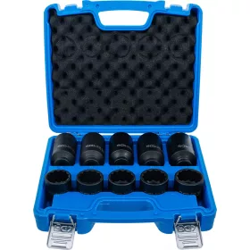   BGS technic Levegős dugókulcskészlet | tizenkétszögletű | 12,5 mm (1/2") | 32 - 36 mm | 10 darabos (5330)