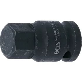   BGS technic Levegős dugókulcs | 12,5 mm (1/2") | Belső hatszögletű 19 mm (BGS 5334-H19)