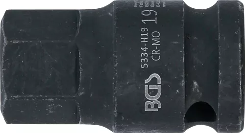 BGS technic Levegős dugókulcs | 12,5 mm (1/2") | Belső hatszögletű 19 mm (BGS 5334-H19)