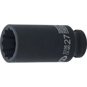   BGS technic 1/2" Levegős dugókulcs, 12-szögű, 27 mm (BGS 5336)
