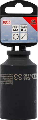 BGS technic 1/2" Levegős dugókulcs, 12-szögű, 33 mm (BGS 5339)