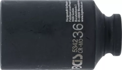 BGS technic 1/2" Levegős dugókulcs, 12-szögű, 36 mm (BGS 5342)