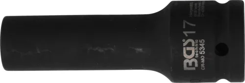 BGS technic 3/4" Levegős hosszított dugókulcs, 17 mm (BGS 5345)