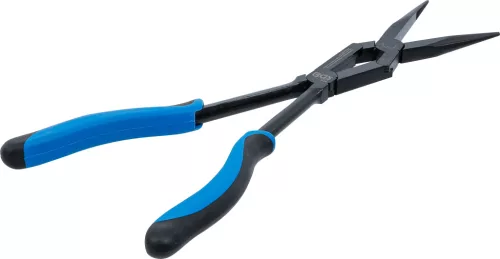 BGS technic Duplán hajlított fogó 350mm, egyenes csőrrel (BGS 534)