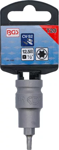 BGS technic Torx levegős bitfej 1/2" hossza: 53mm T20 (BGS 5369)