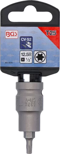 BGS technic Torx levegős bitfej 1/2" hossza: 53mm T25 (BGS 5370)