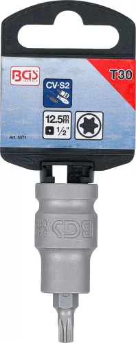 BGS technic Torx levegős bitfej 1/2" hossza: 53mm T30 (BGS 5371)