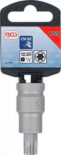 BGS technic Torx levegős bitfej 1/2" hossza: 53mm T55 (BGS 5375)