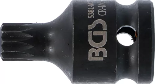 BGS technic 1/2" Spline bitfej légkulcshoz, M12, 40 mm (BGS 5381-M12)